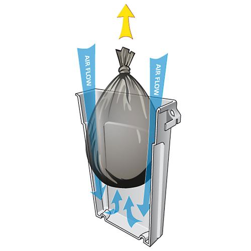 RUBBERMAID Abfallbehälter SLIM JIM 60,0 L 2 Griffe PE